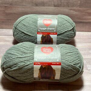2-Pack Red Heart Hygge Charm Yarn 7 Oz 432 Yds Shooting Star Gray Sparkle Polyes